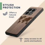 Husa Kwmobile pentru OnePlus 10 Pro, Lemn, Maro, 57462.02 fotografia produsului View 6 S