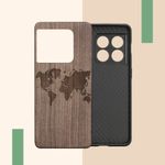 Husa Kwmobile pentru OnePlus 10 Pro, Lemn, Maro, 57462.02 fotografia produsului View 10 S