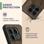 Husa Kwmobile pentru OnePlus 10 Pro, Lemn, Maro, 57462.03 fotografia produsului View 10 S