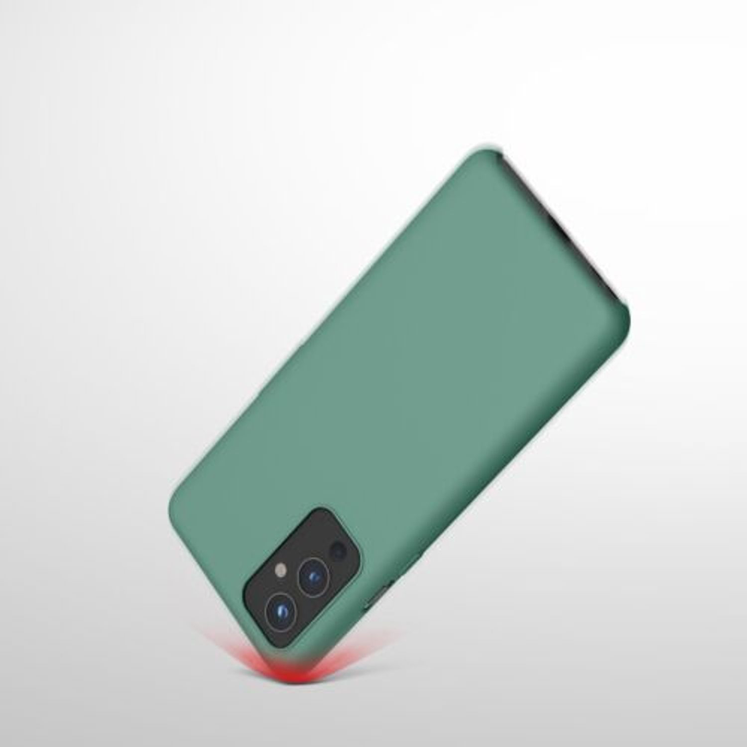 Husa Kwmobile pentru OnePlus 9, Silicon, Verde, 56040.166 fotografia produsului View 9 L