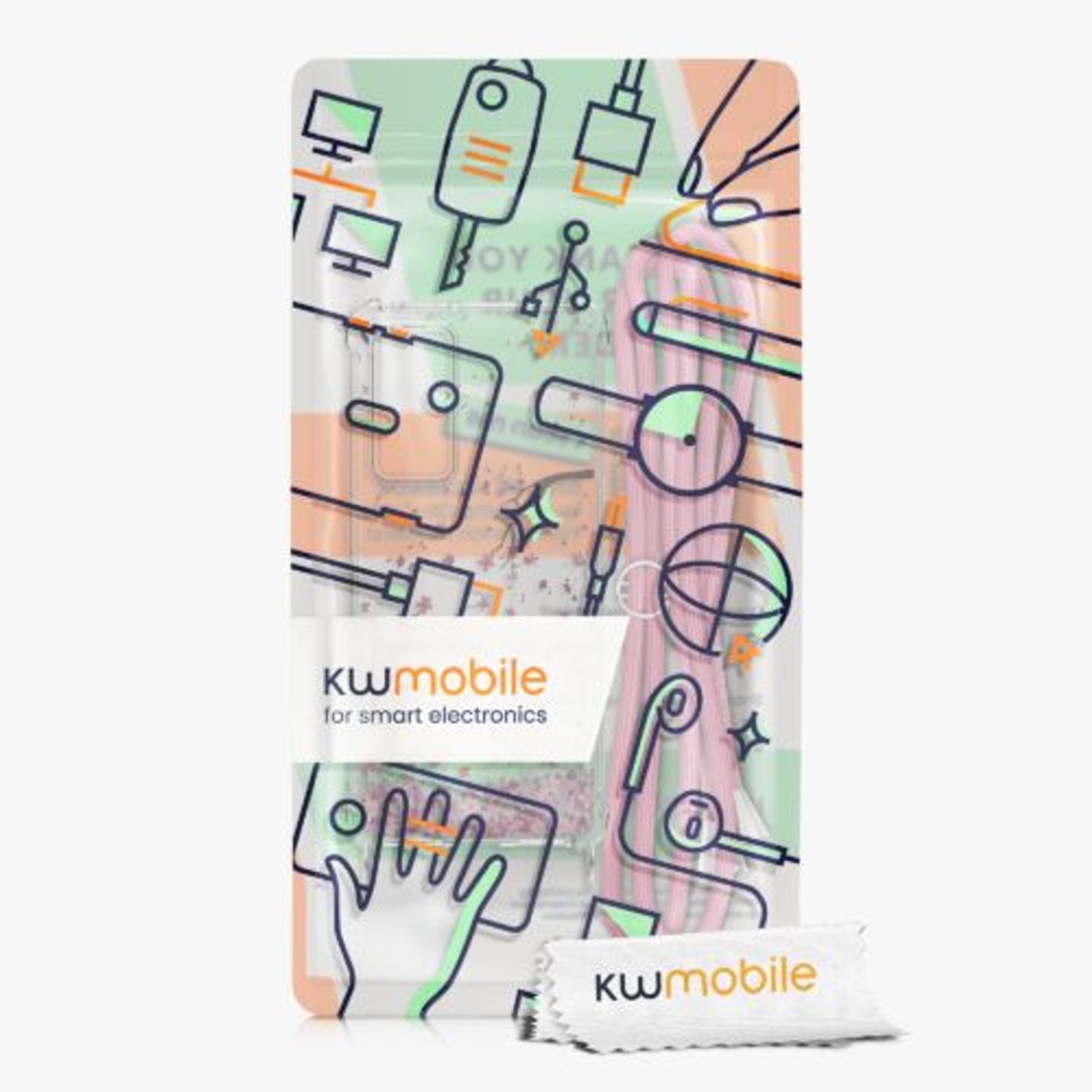 Husa Kwmobile pentru Xiaomi 12/12X, Silicon, Multicolor, 58199.01 fotografia produsului View 7 L