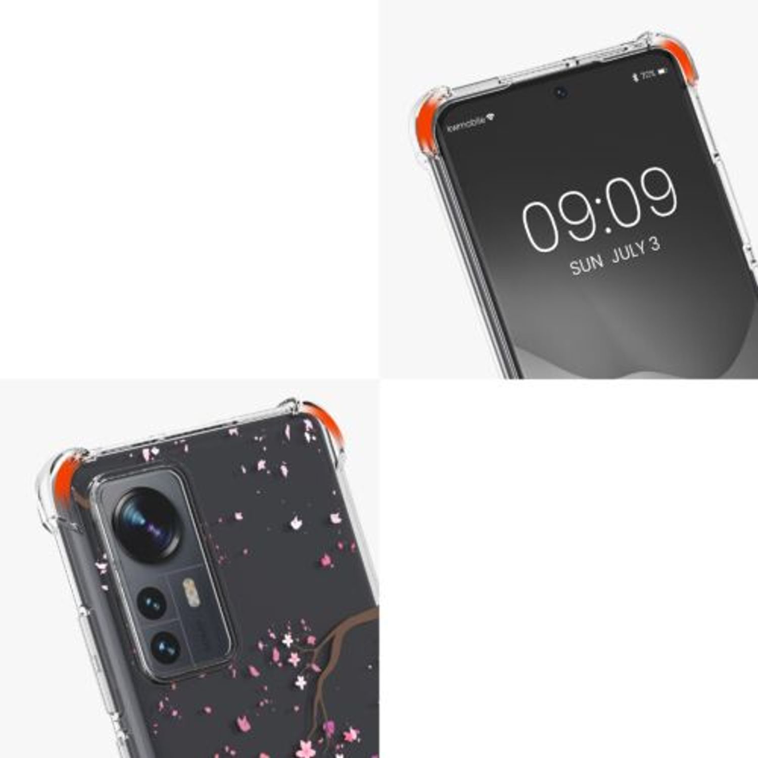 Husa Kwmobile pentru Xiaomi 12/12X, Silicon, Multicolor, 58199.01 fotografia produsului View 8 L