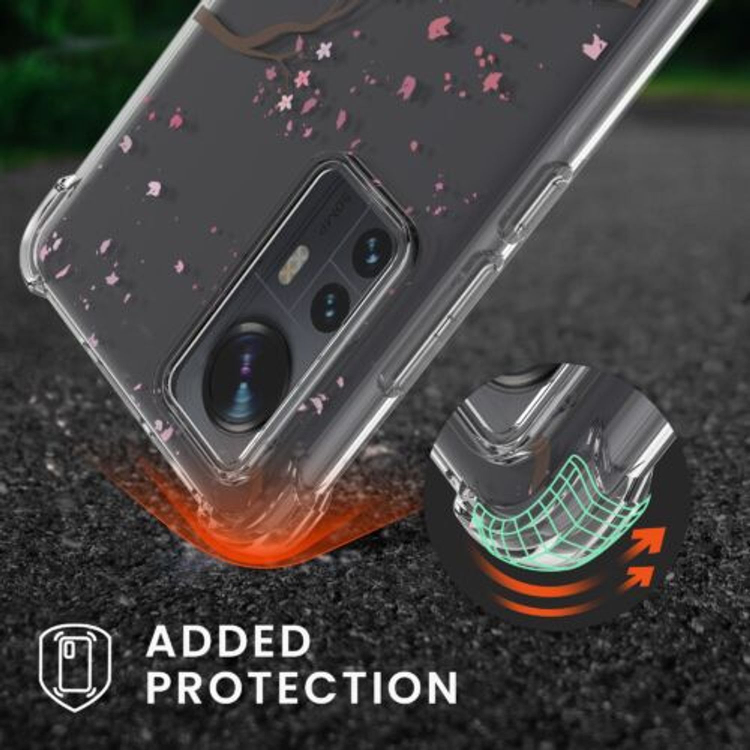 Husa Kwmobile pentru Xiaomi 12/12X, Silicon, Multicolor, 58199.01 fotografia produsului View 2 L