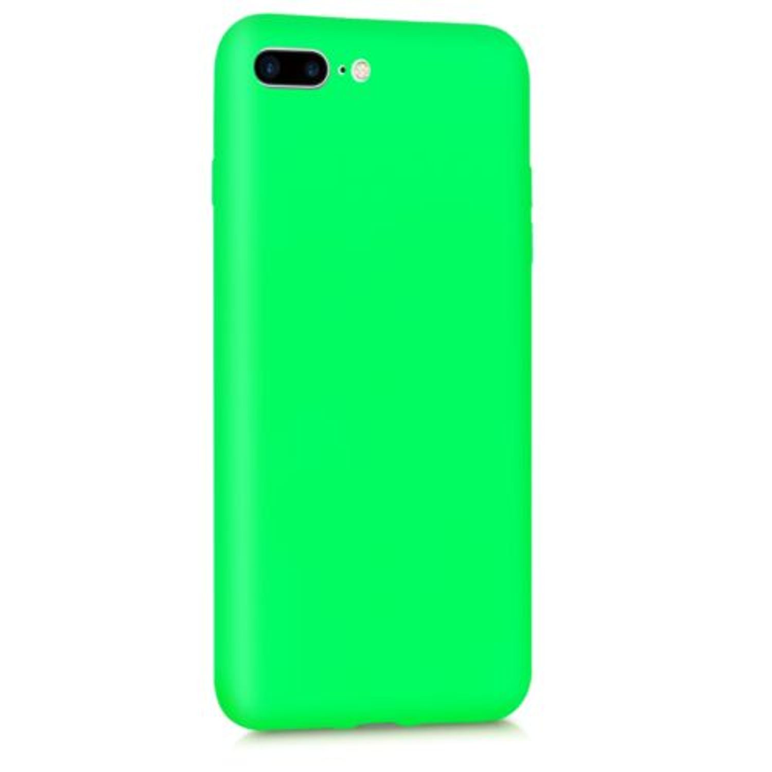 Husa pentru Apple iPhone 8 Plus/iPhone 7 Plus, Silicon, Verde, 45354.44 fotografia produsului View 8 L