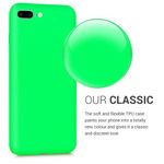 Husa pentru Apple iPhone 8 Plus/iPhone 7 Plus, Silicon, Verde, 45354.44 fotografia produsului View 4 S