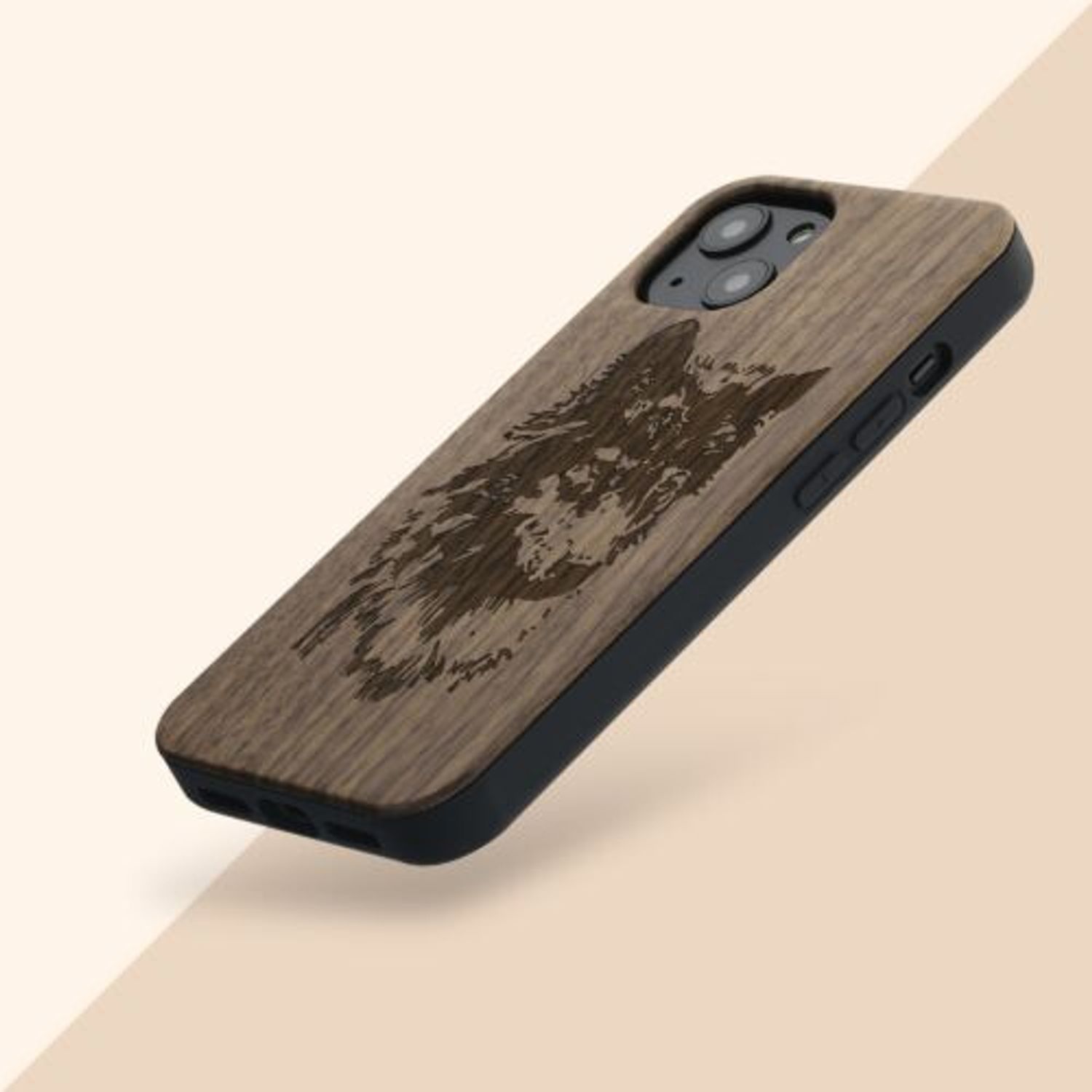 Husa Kwmobile pentru Apple iPhone 13, Lemn, Maro, 55953.10 fotografia produsului View 11 L