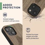 Husa Kwmobile pentru Apple iPhone 13, Lemn, Maro, 55953.10 fotografia produsului View 3 S