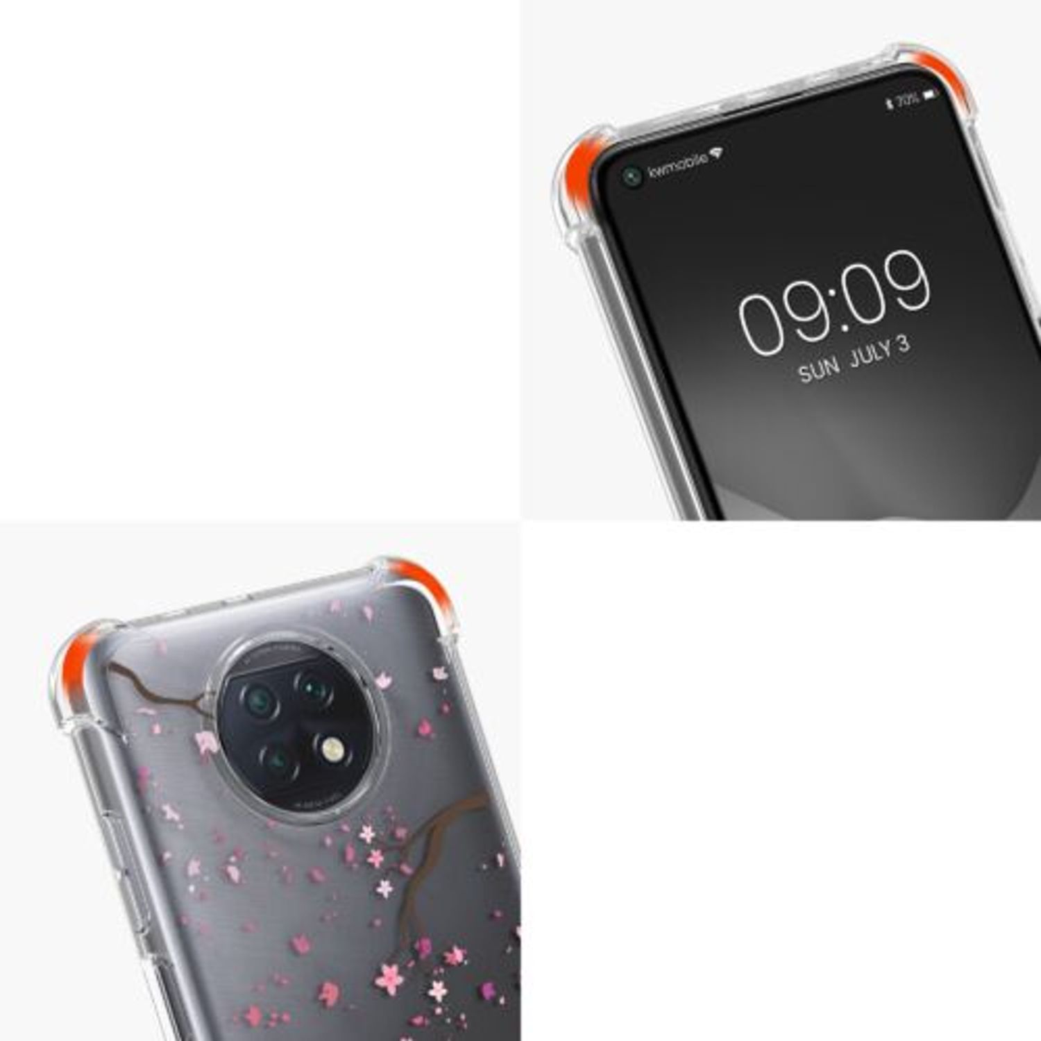 Husa Kwmobile pentru Xiaomi Redmi Note 9T, Silicon, Multicolor, 58214.01 fotografia produsului View 8 L