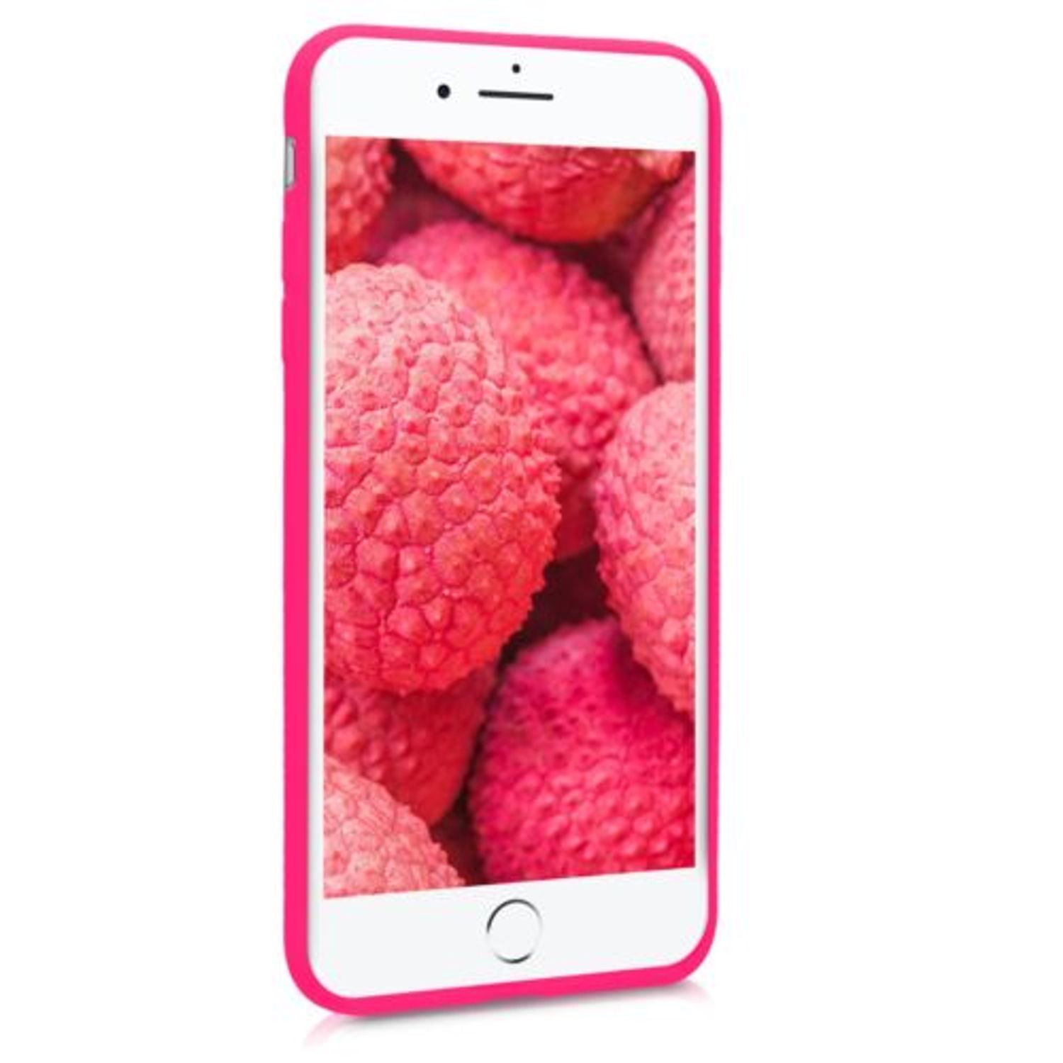 Husa pentru Apple iPhone 8 Plus/iPhone 7 Plus, Silicon, Roz, 45354.77 fotografia produsului View 14 L