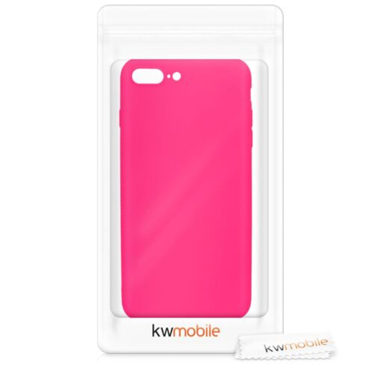 Husa pentru Apple iPhone 8 Plus/iPhone 7 Plus, Silicon, Roz, 45354.77 fotografia produsului View 10 L