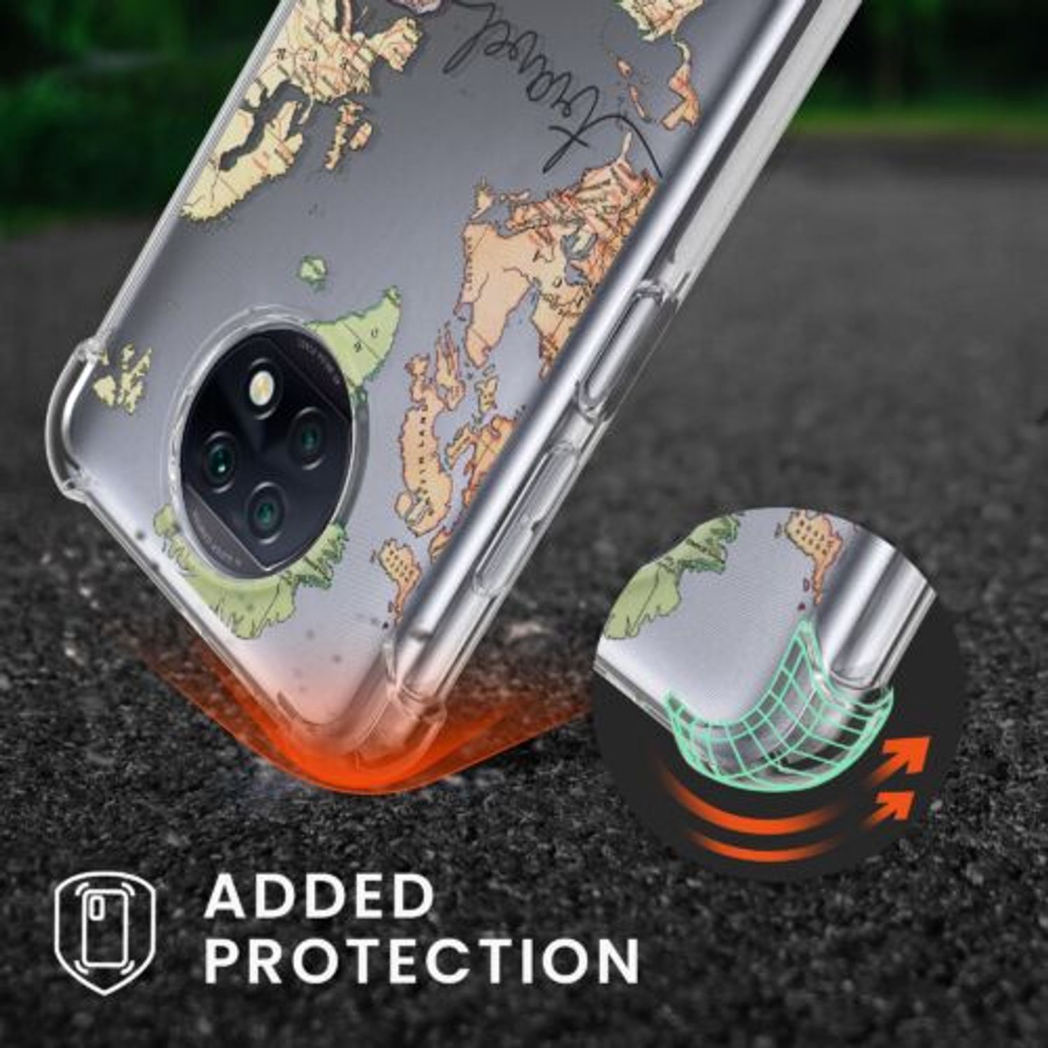 Husa Kwmobile pentru Xiaomi Redmi Note 9T, Silicon, Multicolor, 58214.02 fotografia produsului View 2 L