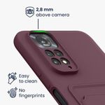 Husa Kwmobile pentru Xiaomi Redmi Note 11/Redmi Note 11s, Silicon, Violet, 57384.190 fotografia produsului View 4 S