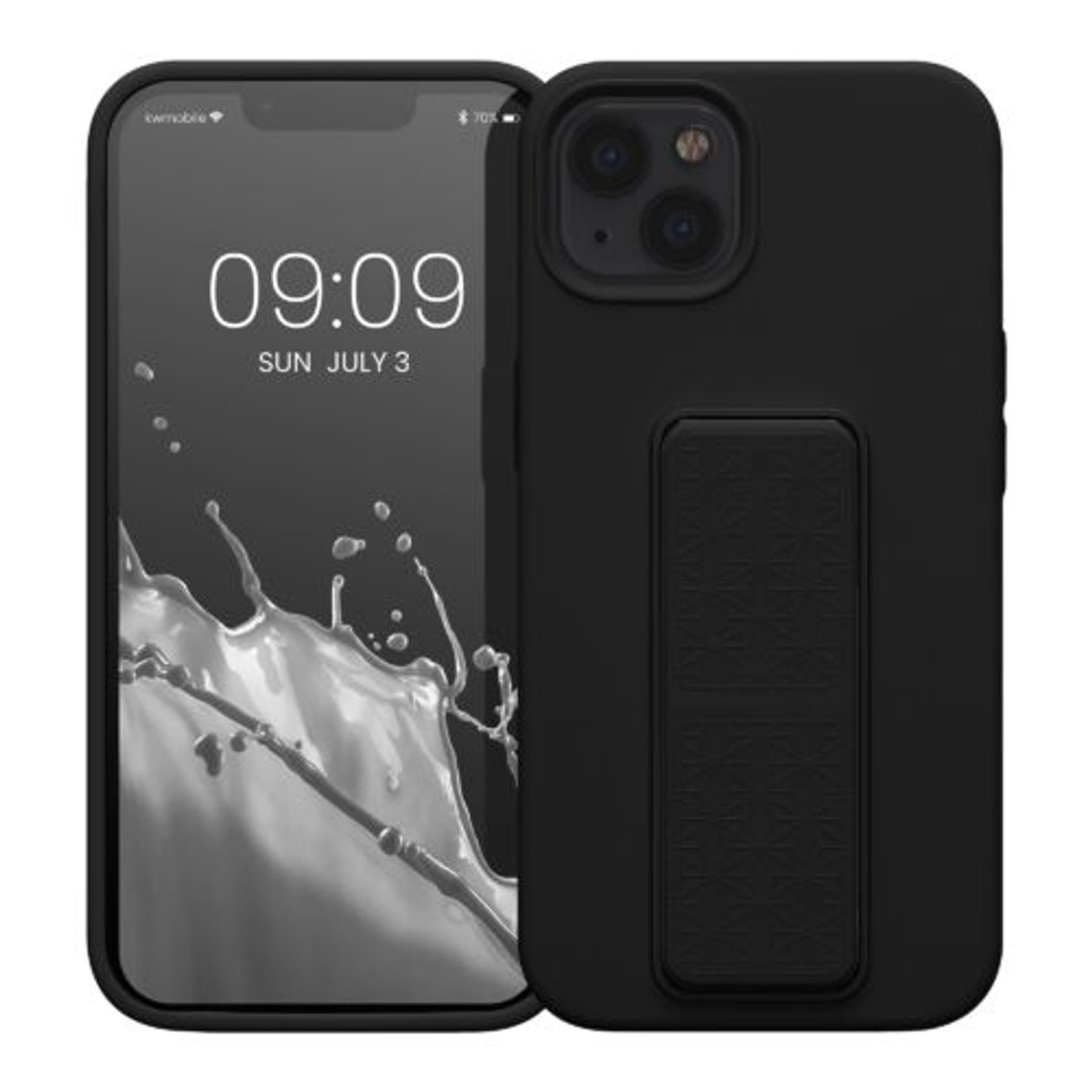 Husa Kwmobile pentru Apple iPhone 13, Silicon, Negru, 58249.01 fotografia produsului