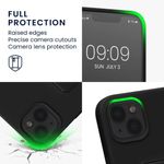 Husa Kwmobile pentru Apple iPhone 13, Silicon, Negru, 58249.01 fotografia produsului View 3 S