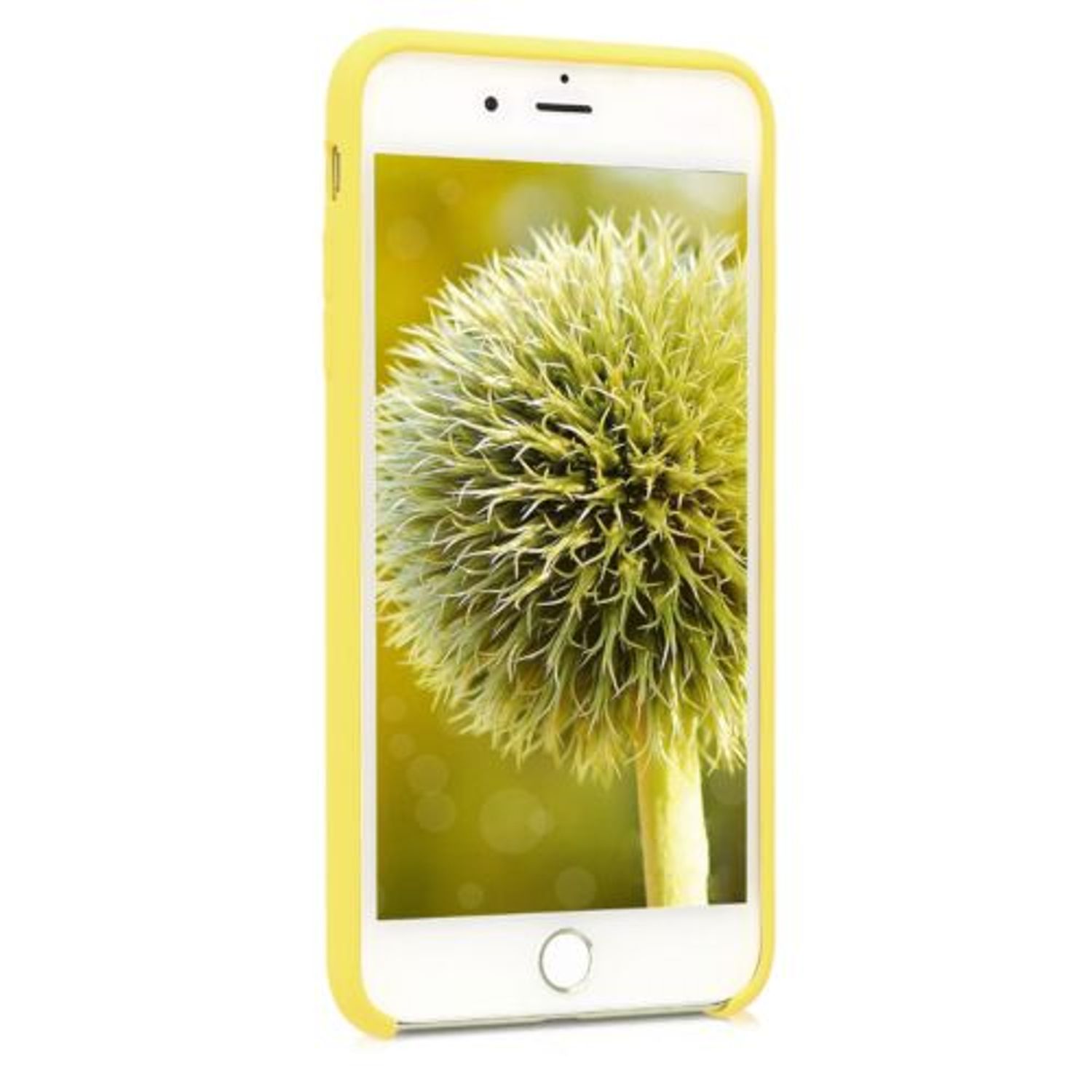 Husa pentru Apple iPhone 8 Plus/iPhone 7 Plus, Silicon, Galben, 40842.30 fotografia produsului View 3 L