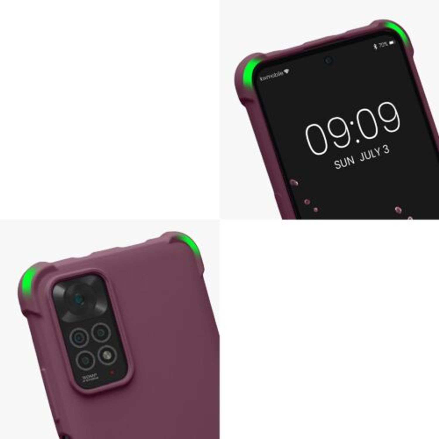 Husa Kwmobile pentru Xiaomi Redmi Note 11/Redmi Note 11s, Silicon, Violet, 58085.187 fotografia produsului View 8 L