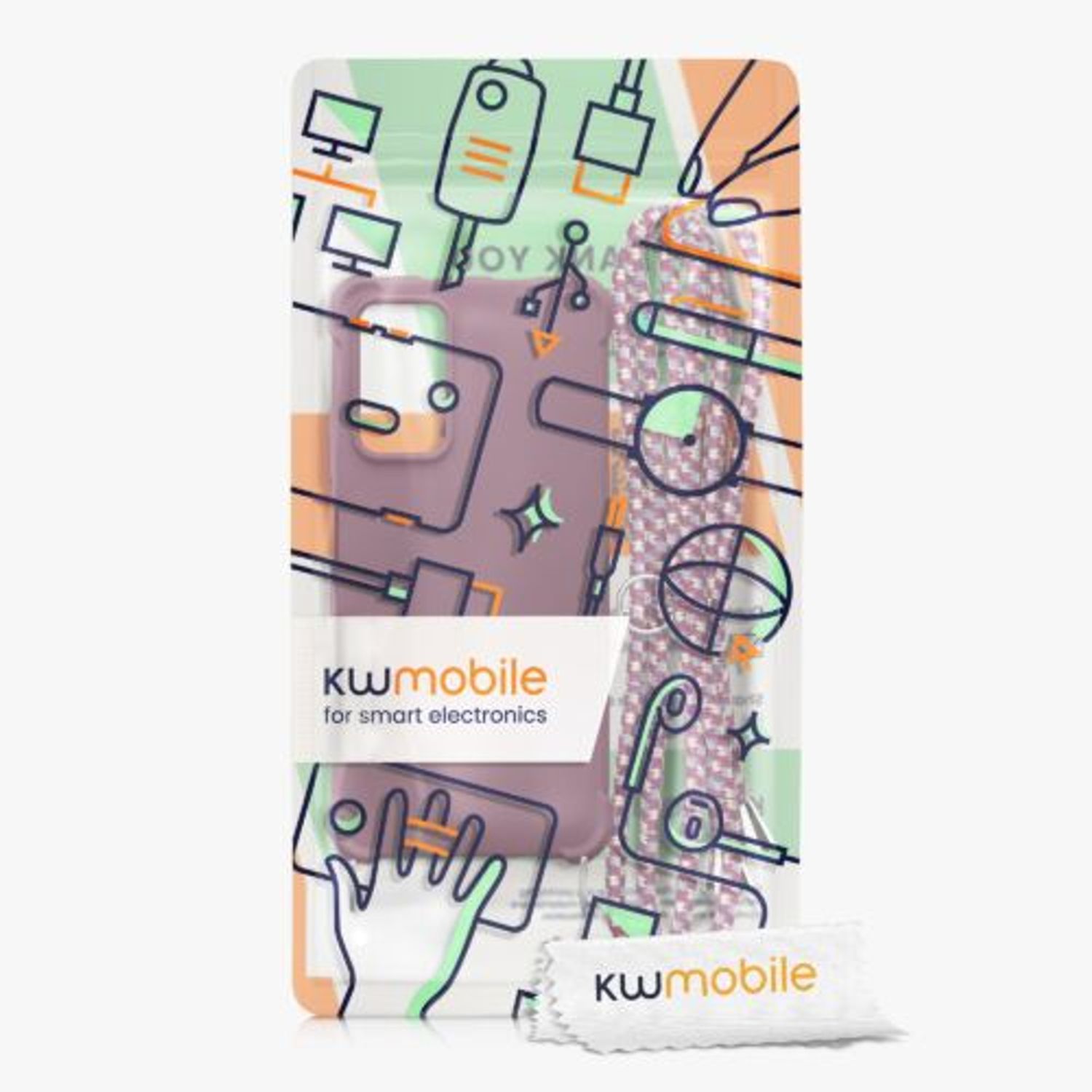 Husa Kwmobile pentru Xiaomi Redmi Note 11/Redmi Note 11s, Silicon, Violet, 58085.187 fotografia produsului View 7 L