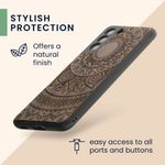 Husa Kwmobile pentru Samsung Galaxy S21, Lemn, Maro, 55082.04 fotografia produsului View 6 S