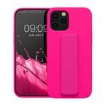 Husa Kwmobile pentru Apple iPhone 12 Pro Max, Silicon, Roz, 58284.77 fotografia produsului