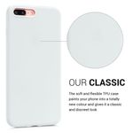 Husa pentru Apple iPhone 8 Plus/iPhone 7 Plus, Silicon, Alb, 39499.48 fotografia produsului View 6 S
