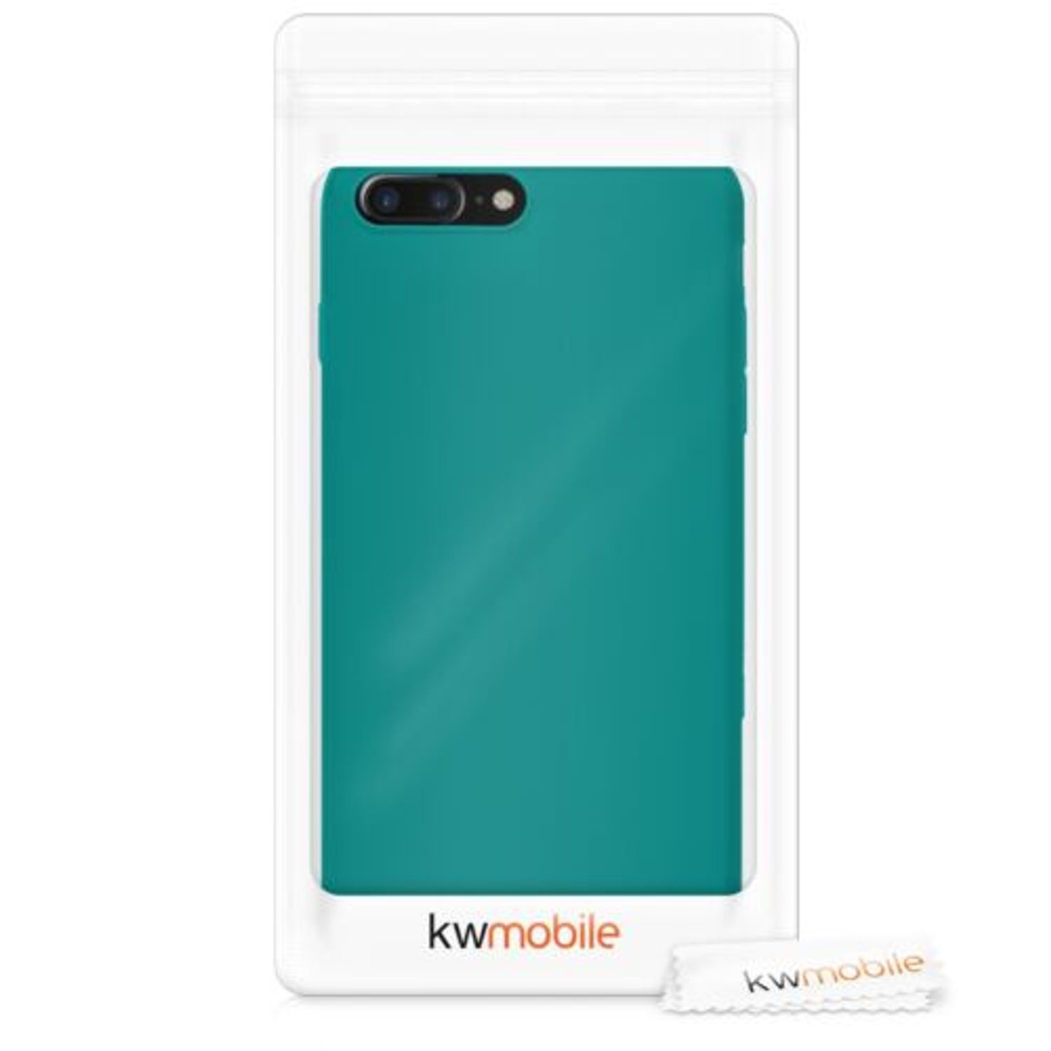 Husa pentru Apple iPhone 8 Plus/iPhone 7 Plus, Silicon, Albastru, 39499.57 fotografia produsului View 7 L