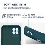 Husa Kwmobile pentru Realme 8i, Silicon, Verde, 58293.57 fotografia produsului View 2 S