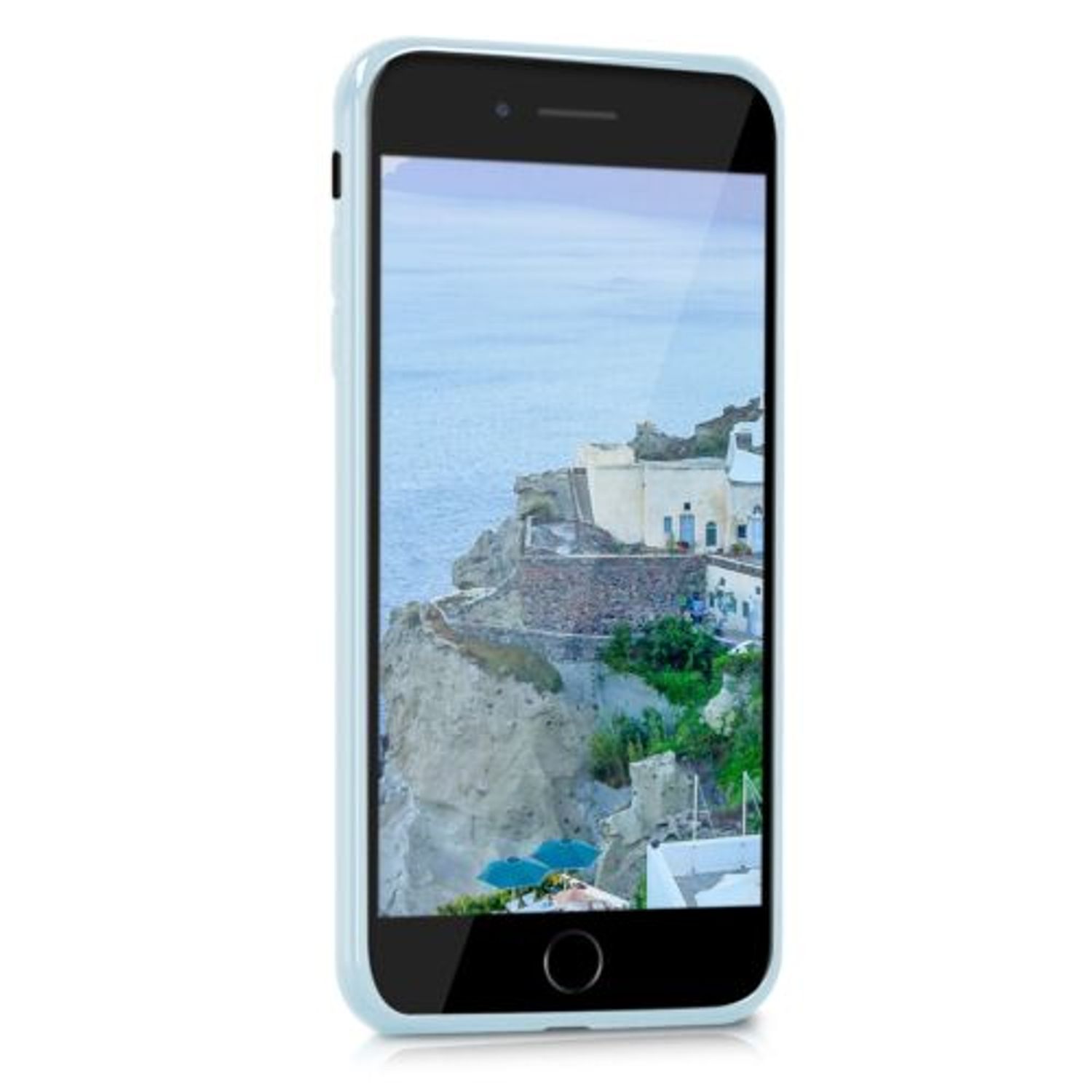Husa pentru Apple iPhone 8 Plus/iPhone 7 Plus, Silicon, Albastru, 39499.58 fotografia produsului View 3 L