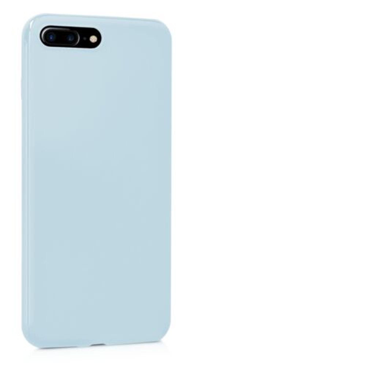 Husa pentru Apple iPhone 8 Plus/iPhone 7 Plus, Silicon, Albastru, 39499.58 fotografia produsului View 8 L