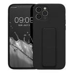 Husa Kwmobile pentru Apple iPhone 12/iPhone 12 Pro, Silicon, Negru, 58283.01 fotografia produsului