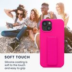 Husa Kwmobile pentru Apple iPhone 13 Mini, Silicon, Roz, 58276.77 fotografia produsului View 5 S