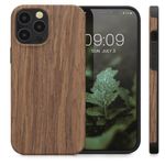 Husa Kwmobile pentru Apple iPhone 12 Pro Max, Lemn, Maro, 58299.01 fotografia produsului