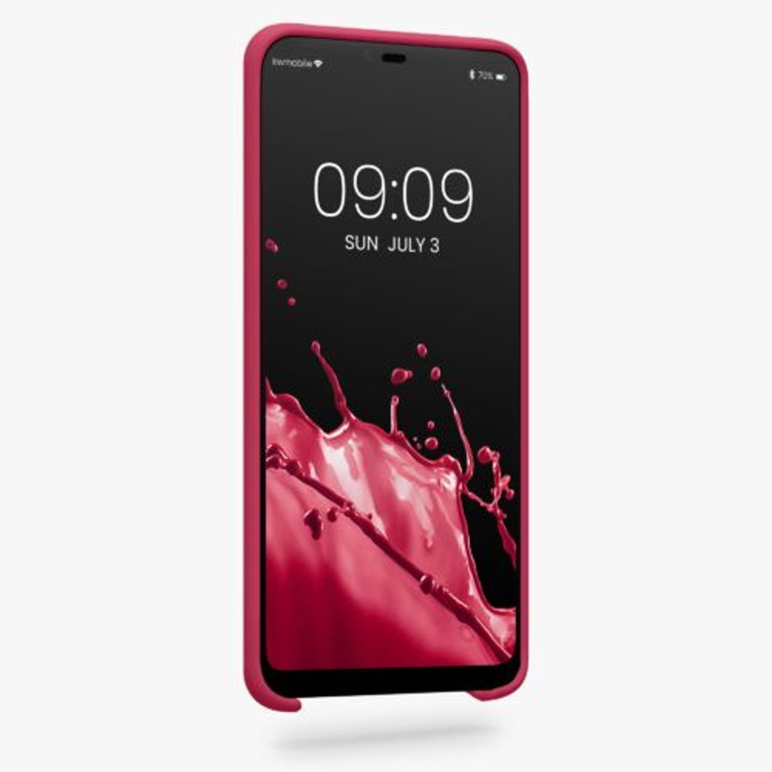 Husa Kwmobile pentru Huawei Mate 20 Pro, Silicon, Rosu, 52287.229 fotografia produsului View 2 L