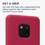Husa Kwmobile pentru Huawei Mate 20 Pro, Silicon, Rosu, 52287.229 fotografia produsului View 3 S