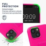 Husa Kwmobile pentru Apple iPhone 13 Mini, Silicon, Roz, 58276.77 fotografia produsului View 6 S