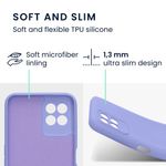 Husa Kwmobile pentru Realme 8i, Silicon, Albastru, 58293.108 fotografia produsului View 2 S