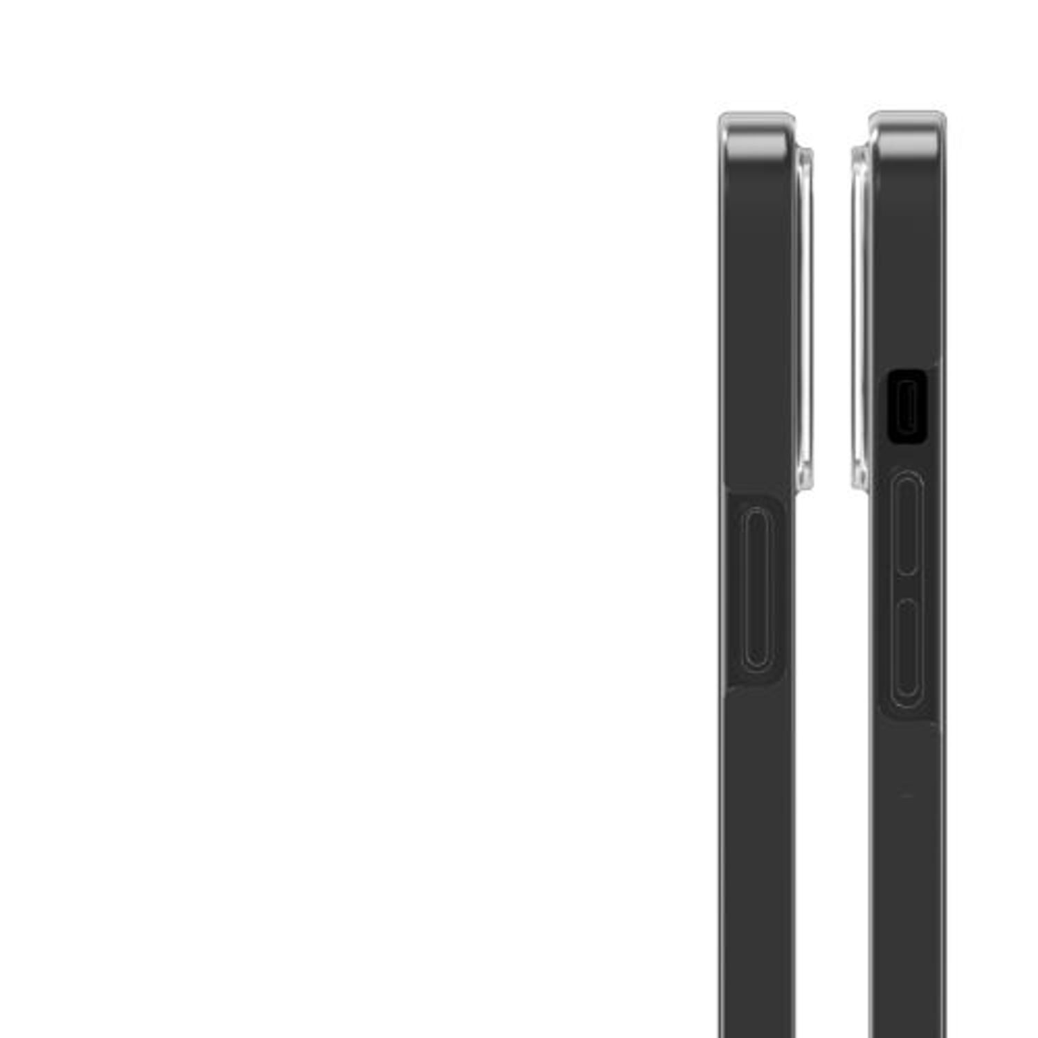 Husa Kwmobile pentru Apple iPhone 13 Pro, Silicon, Transparent, 58272.03 fotografia produsului View 7 L