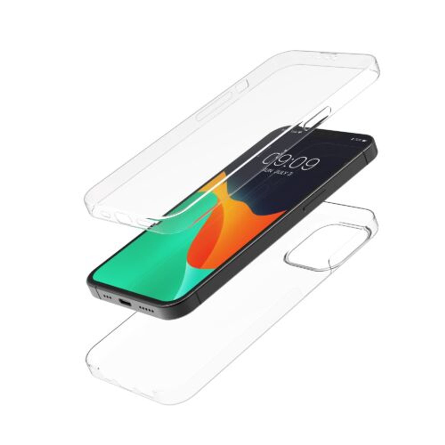 Husa Kwmobile pentru Apple iPhone 13 Pro, Silicon, Transparent, 58272.03 fotografia produsului
