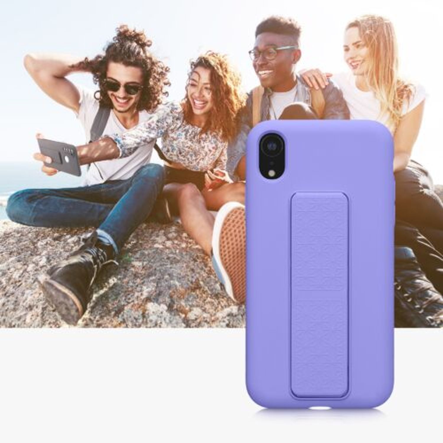 Husa Kwmobile pentru Apple iPhone XR, Silicon, Albastru, 58281.108 fotografia produsului View 10 L