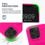 Husa Kwmobile pentru Apple iPhone 13 Pro, Silicon, Roz, 58277.77 fotografia produsului View 3 S