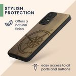 Husa Kwmobile pentru Samsung Galaxy A23, Lemn, Maro, 58314.02 fotografia produsului View 6 S