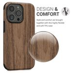 Husa Kwmobile pentru Apple iPhone 13 Pro, Lemn, Maro, 58303.01 fotografia produsului View 6 S