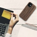 Husa Kwmobile pentru Apple iPhone 12 Mini, Lemn, Maro, 58296.01 fotografia produsului View 2 S