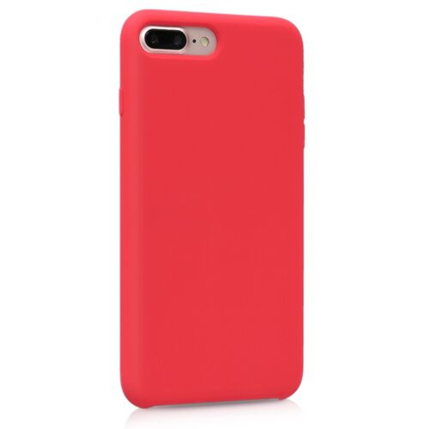 Husa pentru Apple iPhone 8 Plus/iPhone 7 Plus, Silicon, Rosu, 40842.111 fotografia produsului View 8 L