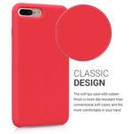Husa pentru Apple iPhone 8 Plus/iPhone 7 Plus, Silicon, Rosu, 40842.111 fotografia produsului View 4 S