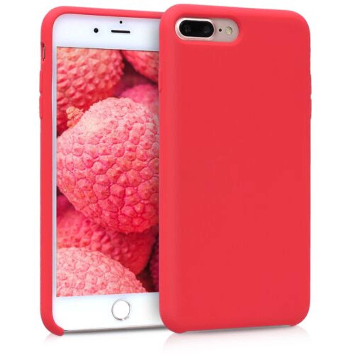 Husa pentru Apple iPhone 8 Plus/iPhone 7 Plus, Silicon, Rosu, 40842.111 fotografia produsului