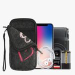 Husa Universala Kwmobile marime XL - 6,8 inch, Microfibra, Multicolor, 49866.4.12 fotografia produsului View 7 S