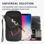 Husa Universala Kwmobile marime XL - 6,8 inch, Microfibra, Multicolor, 49866.4.12 fotografia produsului View 6 S