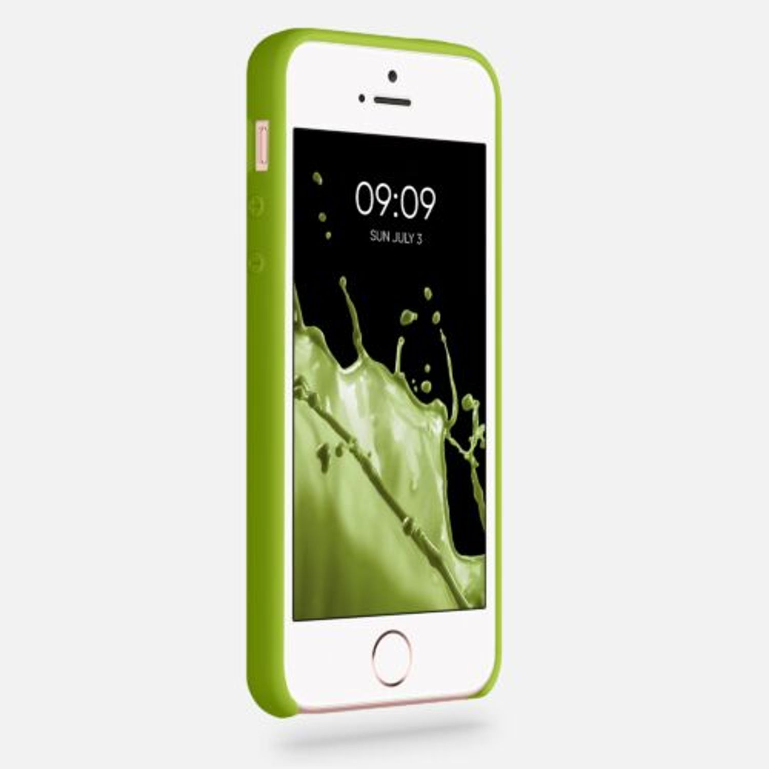 Husa pentru iPhone 5/iPhone 5s/iPhone SE, Silicon, Verde, 42766.220 fotografia produsului View 3 L