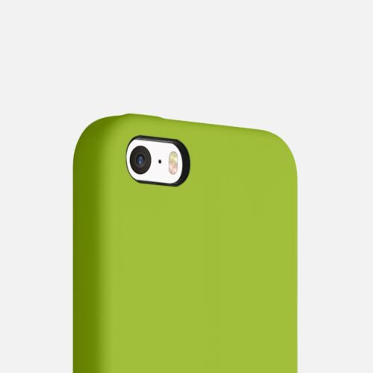 Husa pentru iPhone 5/iPhone 5s/iPhone SE, Silicon, Verde, 42766.220 fotografia produsului View 8 L