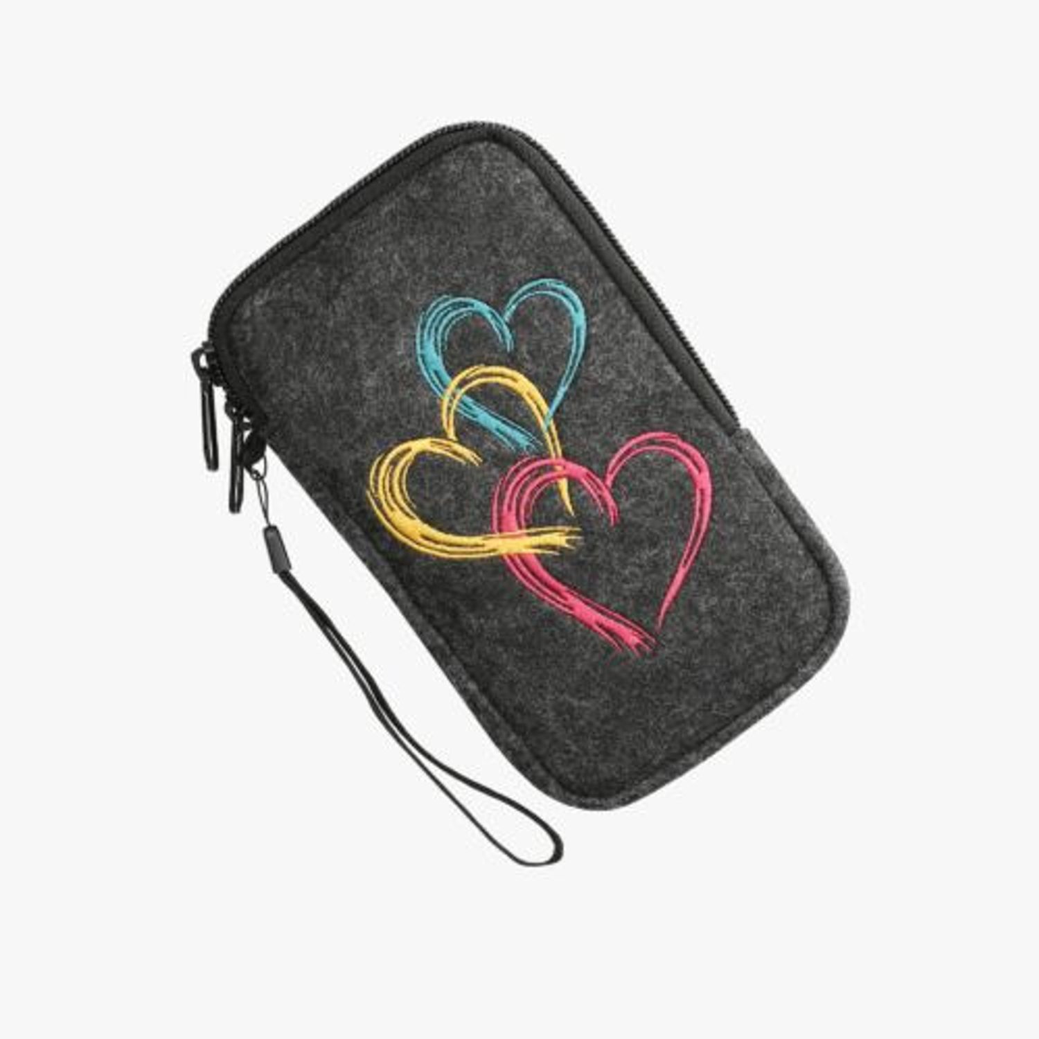 Husa Universala Kwmobile marime L - 6,5 inch, Microfibra, Multicolor, 49866.3.14 fotografia produsului View 9 L